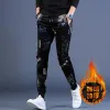 Pantalón de terciopelo cordura hombre marca de moda pantalones casuales engrosados tendencia otoño invierno 2022 slim fit bundles pie stripe pantalón Specification image